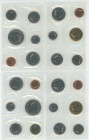 Canada 8 x Annual Coin Set of 6 Coins 1985  - 1996