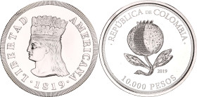 Colombia 10000 Pesos 2019