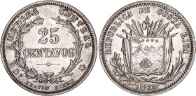Costa Rica 25 Centavos 1893