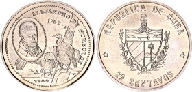 Cuba 25 Centavos 1989