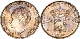 Curacao 2-1/2 Gulden 1944 D