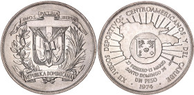 Dominican Republic 1 Peso 1974
