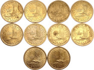 United States 12 x 1 Dollar 2000 - 2001