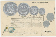 Uruguay Post Card "Coins of Uruguay" 1904 - 1912 (ND)
