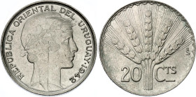 Uruguay 20 Centesimos 1942 So