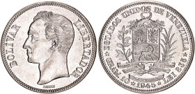 Venezuela 2 Bolivares 1945