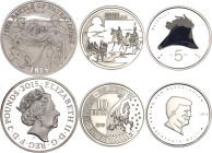 Europe Set of 3 Coins 2015 "200 th Anniversary of the Battle of Waterloo"