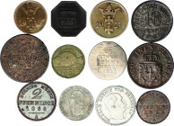 Germany Lot of 12 Coins 1763  - 1930