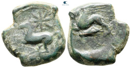 Sicily. Kainon circa 340-300 BC. Bronze Æ