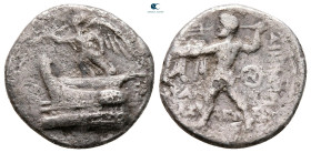 Kings of Macedon. Tarsos. Demetrios I Poliorketes 306-283 BC. Drachm AR