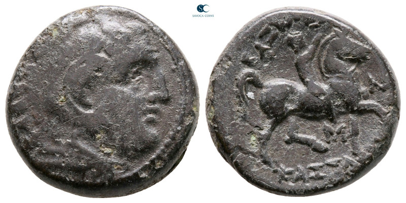 Kings of Macedon. Uncertain mint. Kassander 306-297 BC. 
Bronze Æ

18 mm, 5,8...