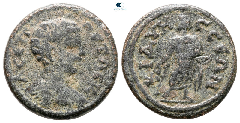 Phrygia. Kidyessos. Geta AD 198-211. 
Bronze Æ

19 mm, 4,13 g



nearly v...
