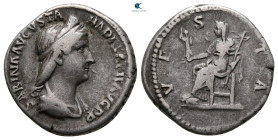Sabina. Augusta AD 128-137. Rome. Denarius AR