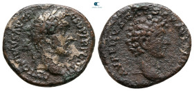 Antoninus Pius with Marcus Aurelius, as Caesar AD 138-161. Rome. Fourreé Denarius Æ