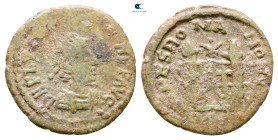 Flavius Victor AD 387-388. Uncertain mint. Follis Æ