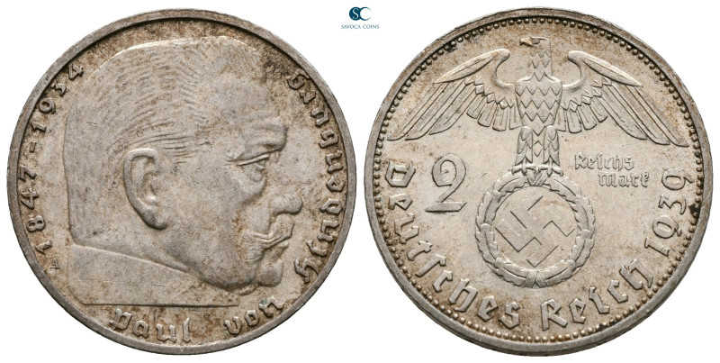 Germany. AD 1933-1945.
2 Reichsmark

25 mm, 7,99 g



very fine