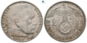 Germany.  AD 1933-1945. 2 Reichsmark