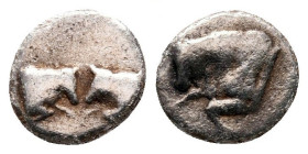 Hemiobol AR
Caria, c. 500-450 BC
8 mm, 0,36 g
