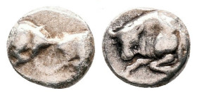 Hemiobol AR
Caria, c. 500-450 BC
7 mm, 0,31 g