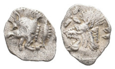 Hemiobol AR
Mysia, Kyzikos, 525-475 BC
11 mm, 0,41 g