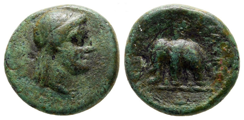 Bronze Æ
Seleukid Kingdom, Smyrna or Sardes, Antiochos III Megas (223-187 BC)
...