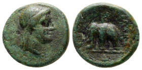 Bronze Æ
Seleukid Kingdom, Smyrna or Sardes, Antiochos III Megas (223-187 BC)
13 mm, 22 g