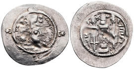 Drachm AR
Sasanian Kingdom, WYHC (Ctesiphon) mint, Hormizd IV (579-590), dated 8 (AD 586)
33 mm, 4,12 g