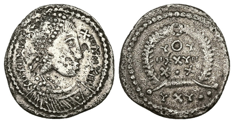 Siliqua AR
Pseudo-imperial coinage, Unattributed Germanic Tribes, Mid-to late 4...