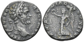 Denarius AR
Septimius Severus (193-211), Rome, Laureate head of Septimius Severus, right / ARAB ADIAB COS II P P, Victory advancing left holding wrea...