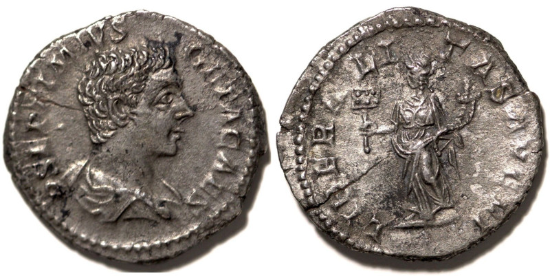 Denarius AR
Elagabal (218-222), Rome, MP ANTONINVS PIVS AVG, laureate bust of E...