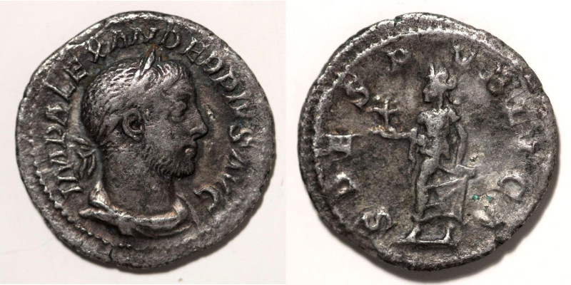 Denarius AR
Severus Alexander (231-235), Rome, IMP ALEXANDER PIVS AVG, laureate...