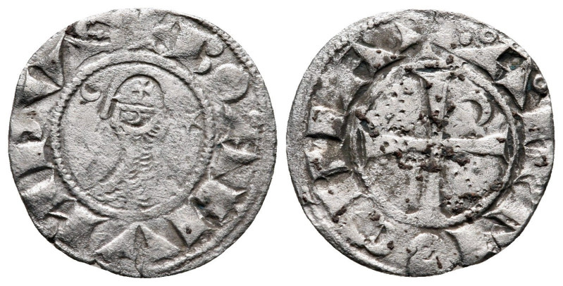 Denier AR
Principality of Antioch, Antioch, Bohemond III (1163-1201)
17 mm, 0,...