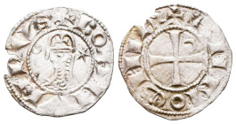 Denier AR
Principality of Antioch, Antioch, Bohemond III (1163-1201)
18 mm, 0,72 g