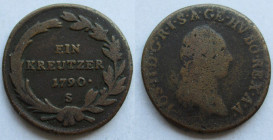 1 Kreuzer
Austria, 1790