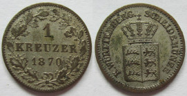 1 Kreuzer 1870