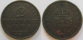 2 Pfennige 1873 B