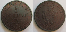 5 Pfennige 1862 B