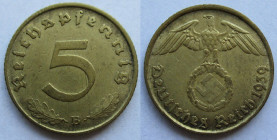 5 Reichspfennig 1939 B