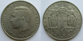 10 Drachmai
Greece, 1968