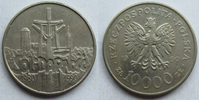 10000 Zlotych
Poland, 1990