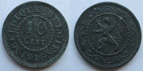 10 Cent Zn
Belgium 1916