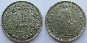 1/2 Frank AR
Switzerland, 1960