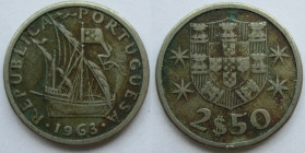 2,5 Escudos
Portugal, 1963