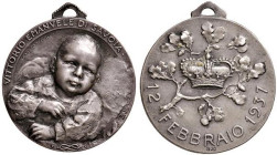 MEDAGLIE DEI SAVOIA Medaglia 1937 Nascita di Vittorio Emanuele - Opus: DalCastagné - AG (g 7,15 - Ø 22 mm) Marcata 800
FDC