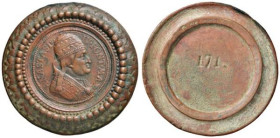 Anastasio IV (1153-1154) Medaglia senza data (XVIII-XIX secolo) Fusione uniface di medaglia di restituzione del Pontefice Opus: senza firma AE (g 96 -...