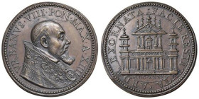 Urbano VIII (1623-1644) Medaglia 1636 A. XIIII Chiesa di Santa Anastasia a Roma Opus: G. Mola Bartolotti n. 636 - Spink n. 1026 AE (g 42 - Ø 42 mm) Ri...