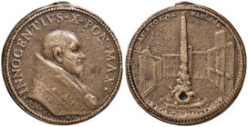 Innocenzo X (1644-1655) Medaglia A. V - Opus: Morone - Miselli 417 - AE (g 29,25 - Ø 37mm) RR
qBB