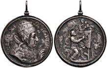 Clemente XI (1700-1721) Medaglia Accademia di San Luca - Opus: non indicato MA (g 28,75 - Ø 42 mm) Fusione posteriore
MB