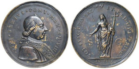 Pio VI (1775-1799) Giannangelo Braschi Medaglia 1782 Anno VIII La Città di Bologna al ritorno del Pontefice da Vienna Opus: senza firma Patrignani n. ...