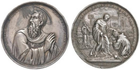 Gregorio XVI (1831-1846) Medaglia 1834 Ospizio Apostolico di San Michele a Roma Opus: N. Cerbara Boccia n. 54 - Patrignani n.31 AG (g 90 - Ø 56 mm) La...